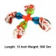 Super Dog Dog Toys Plush Cotton X Knot Toy 